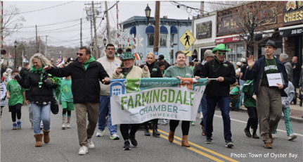 Farmingdale Chamber of Commerce at the Farmingdale St. Patrick's Day Parade