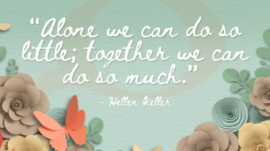 quote from Hellen Keller