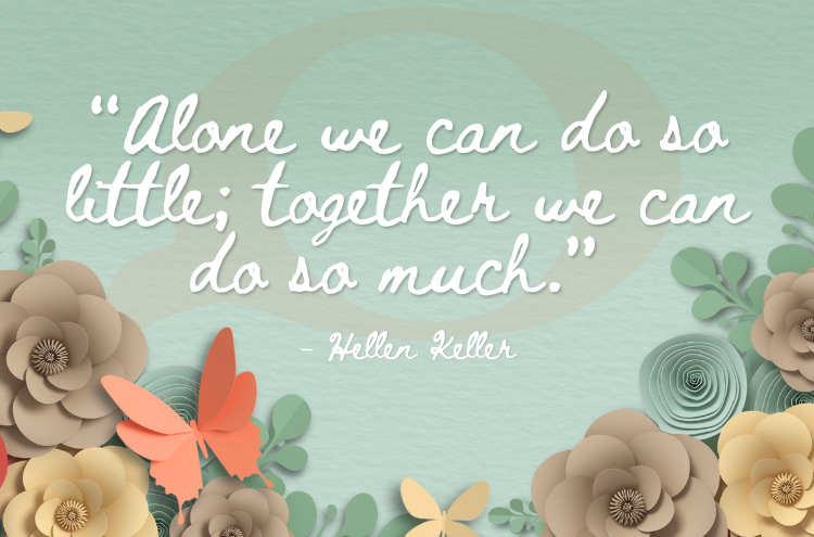 quote from Hellen Keller